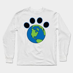 A Dog's World Logos Long Sleeve T-Shirt